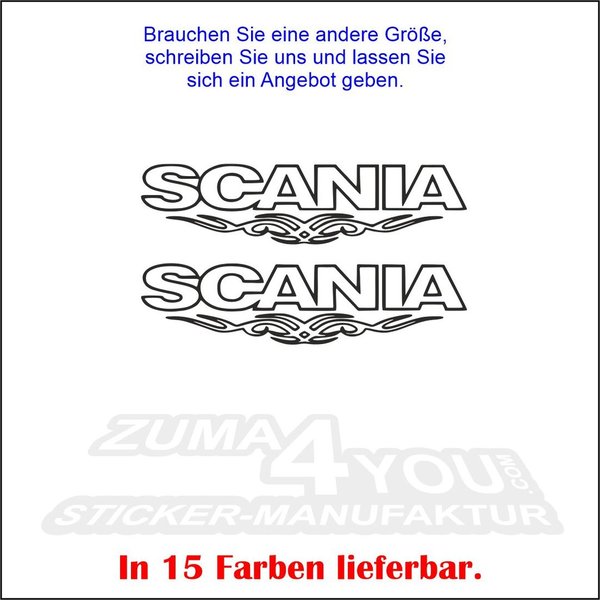 Scania Schriftzug Nr.2 paarweise (sc_24)