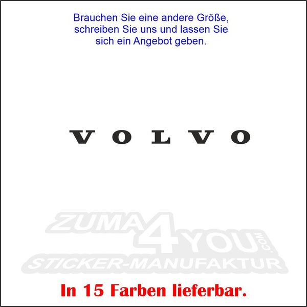 (v_23) Volvo Schriftzug  (paarweise)